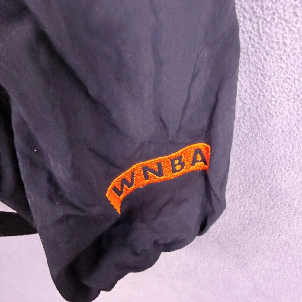 WNBA Sun Jacket Womens Med Black Nike Basketball Full Zip Mesh Lined Windbreaker